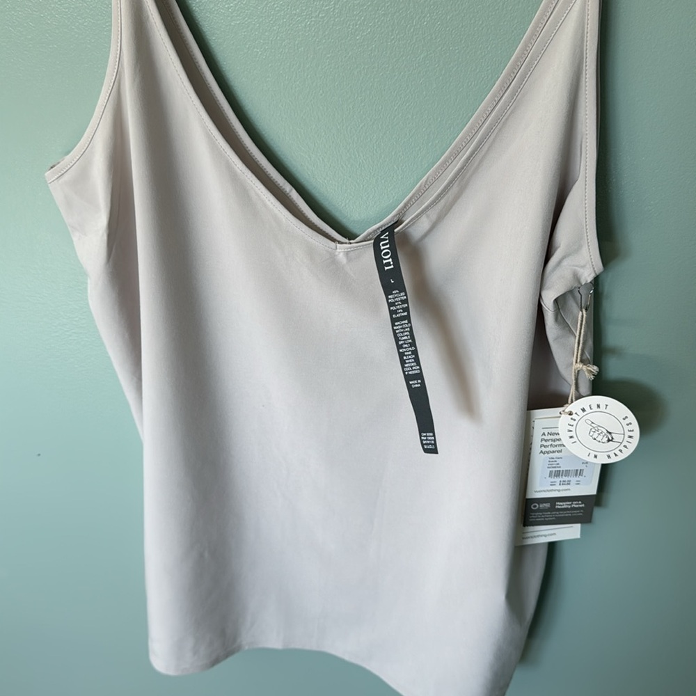 NWT Vuori Villa Cami in color Suede sz L - Picture 11 of 13